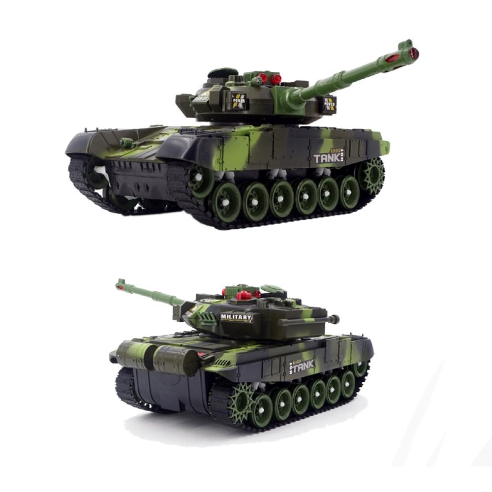 2204 New 1:12 33/44CM Super RC Tank Launch Cross-Country Tracked Remote Control Vehicle Charger Battle Hobby Boy for Toys Kids Children Gift
