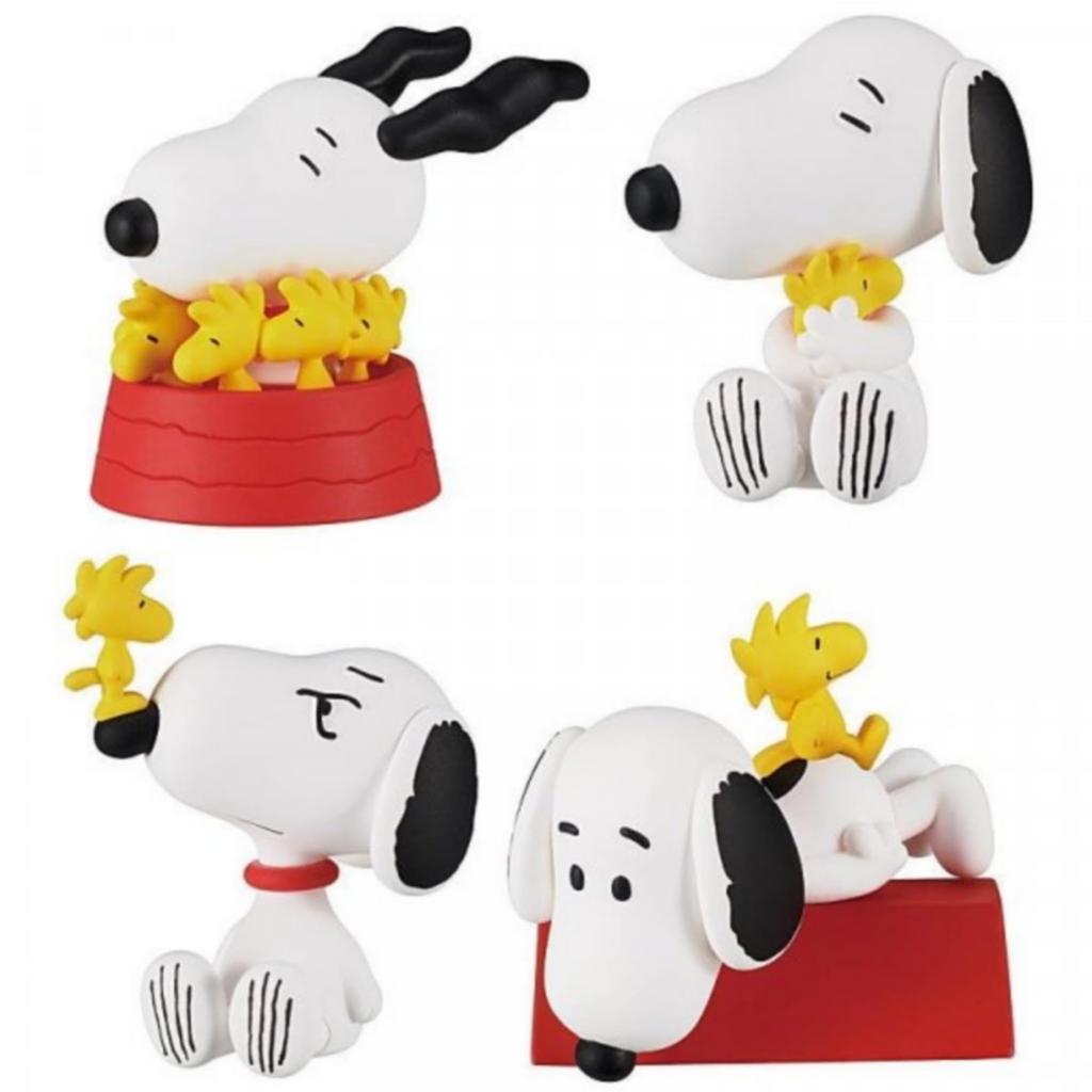 Takara Tomy Arts PEANUTS Снупи и Вудсток Фигурки дружбы 2 x Полный набор Гачапон Капсульная игрушка и 4,