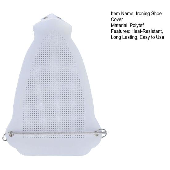 Iron Protective Cover Shield Smooth Non-Stick Surface Heat-Resistant Universal Fit Iron Shoe Cover Garment Board Cover Mat