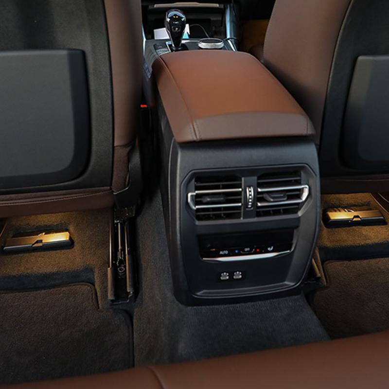 2 шт./компл. автомобильное сиденье переменного тока с подогревом пола кондиционер воздуховод вентиляционная решетка крышка подходит для BMW 3 серии G20 G28