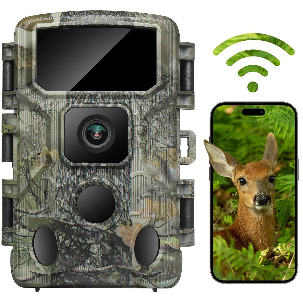 KJK Newest Trail Infrared Compatible with Wildlife Surveillance Security Battery Seconds Speed Still Image 64 Million Video Low Brightness Infrared