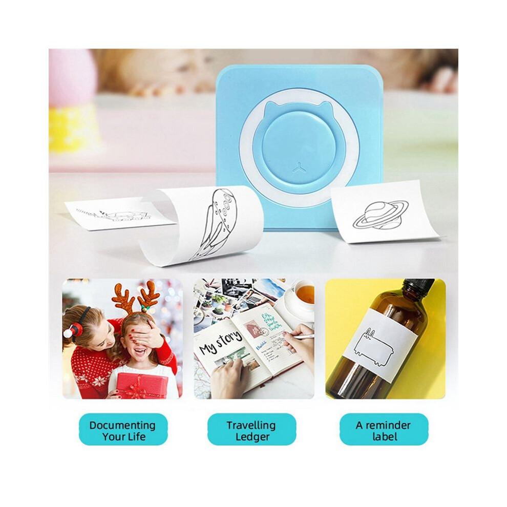Label Printer Thermal Portable Printer Inkless Sticker Paper Wireless Portable Printer