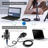USB To XLR Female Microphone Cable for Dynamic Condenser Mics and PC Recording Plug and for Play