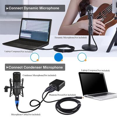 Кабель USB - XLR (мама) для динамических и конденсаторных микрофонов и записи на ПК. Подключи и играй.