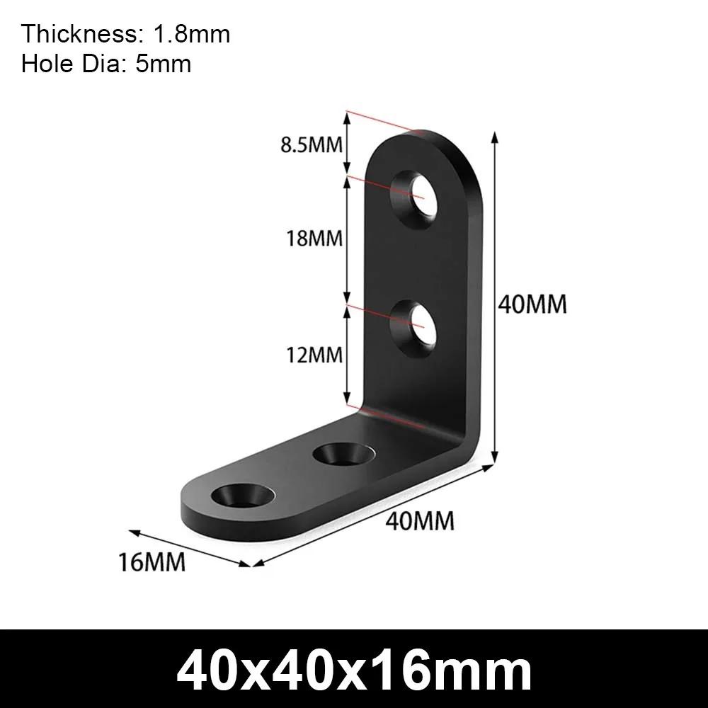 Новый 1 шт. Прочный Угловой кронштейн 90 градусов Нержавеющая сталь L-образный Угловой Держатель Отверстия Фиксированная Пластина для Соединения Мебельная Фурнитура