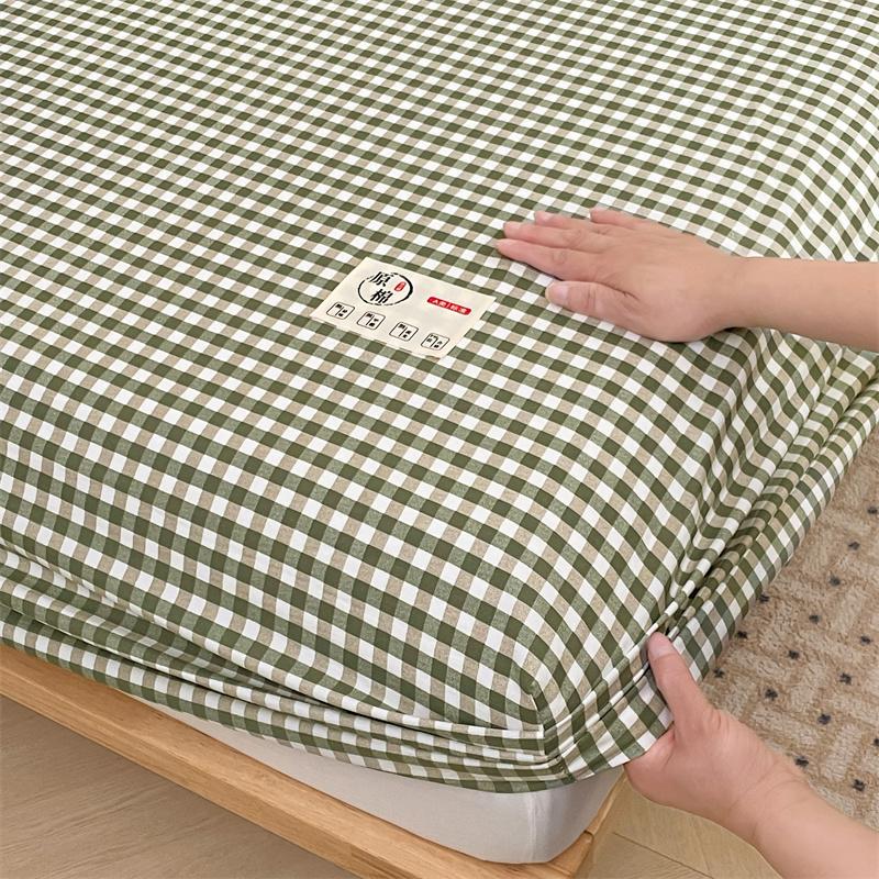 Однослойная простыня на подкладке из стираного хлопка и льна типа A Защитная простыня для матраса Simmons(Не включать наволочки)