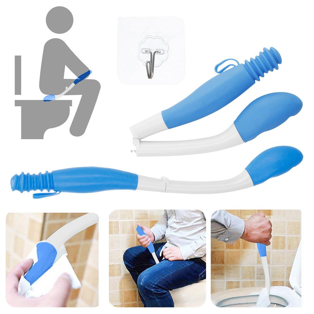 Bottom Toilet Self Wipe Aid Long Handle Wiper Easy Tissue Grip Helper Toilet Aids Tools For The Disabled