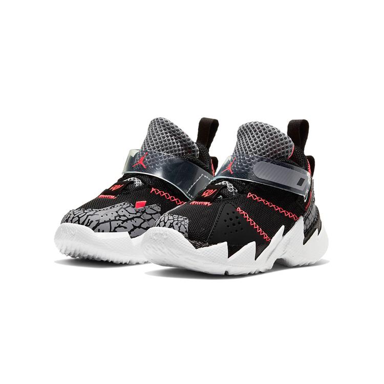 Jordan Почему не Zer0.3 Средние Игровые Баскетбольные Кроссовки для Малышей Черные Младенец и Малыш CD5806-006
