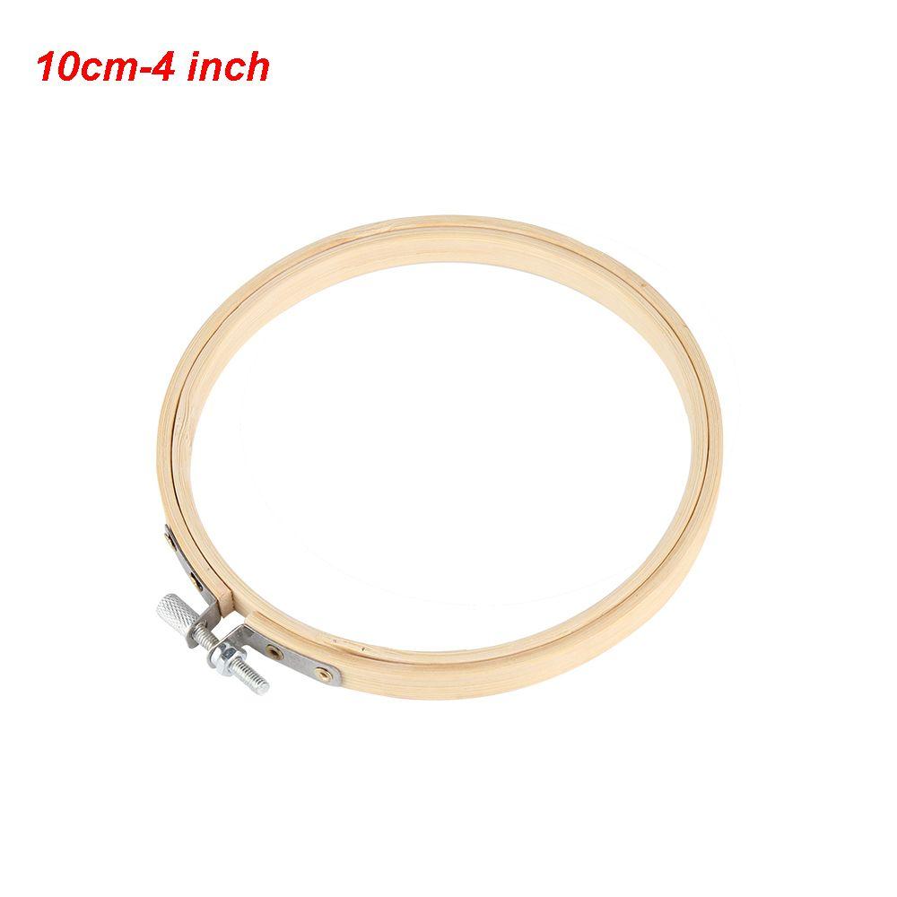 Fashion Handmade Bamboo Sewing Tools Embroidery Hoop Round Loop Cross Stitch Frame