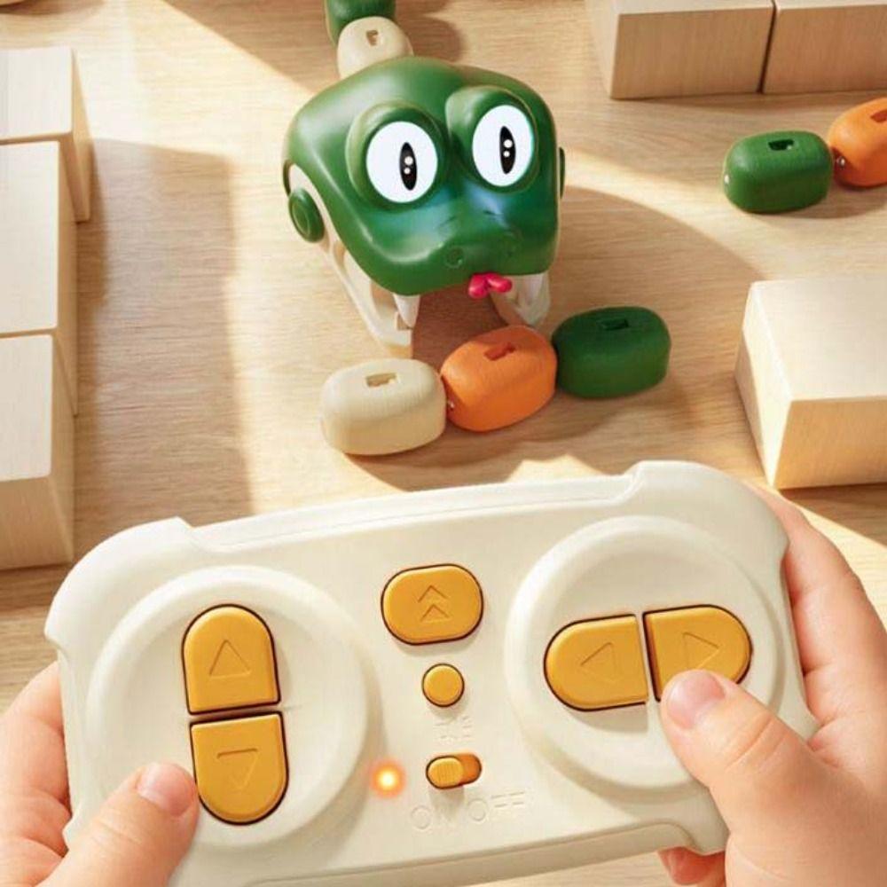 Interactive Remote Control Car Magnetic Magnetic RC Car Vehicle Toy Greedy Snake Car Kids Gift