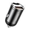 Baseus 30W Mini Car Charger QC 3.0 - Gray