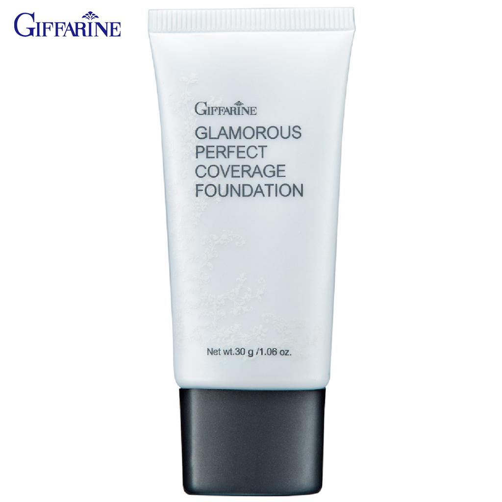 Giffarine Glamorous Perfect Coverage Foundation, легкая кремовая основа, шелковистая, мягкая и легкая на ощупь, GFY01-GFY03 30 г 12838-12840