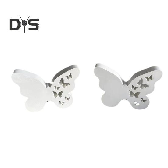 Силиконовая форма в виде бабочки, пасхальная простая в использовании гипсовая форма, многоразовая антипригарная силиконовая форма для литья поделок из эпоксидной восковой штукатурки