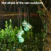 Yousheng Solar Wind Chime Garden Metal Orb Wind Chime with Color-Changing Solar Lights Outdoor Decor Light-up Wind Chime for Porch Patio Balcony