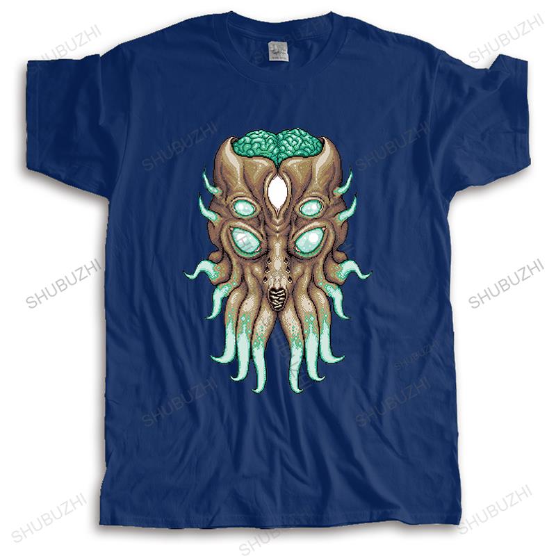 Men Fashion Brand T-shirt O-neck Tshirt Black New Terraria T Shirt Terraria Moon Lord Unisex Tee-shirt Teenagers Cool Tops
