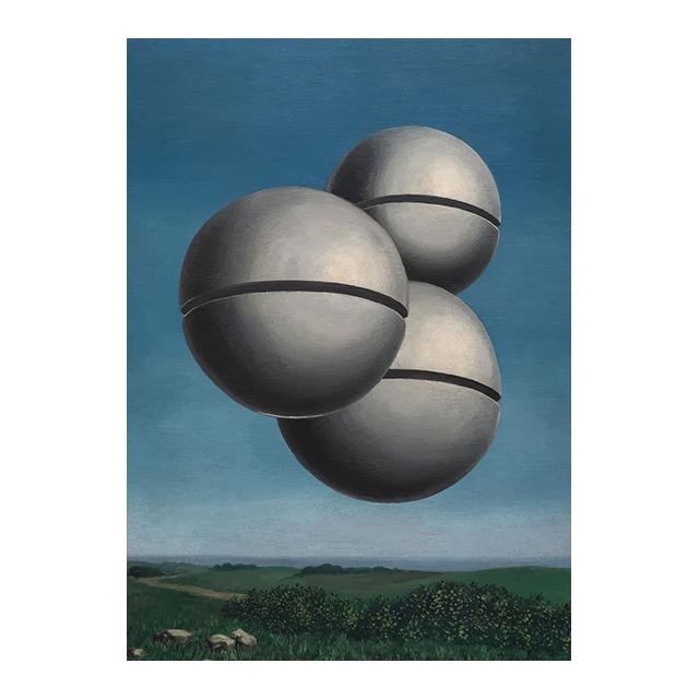 Rene Magritte Canvas Painting Surrealism Classic Artwork Reproduction Posters Print Wall Art Picture Home Decor for Living Room