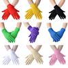 Women Sun Protection Full Finger Gloves Gloves Etiquette Short Gloves Milk Silk Stretch Mittens