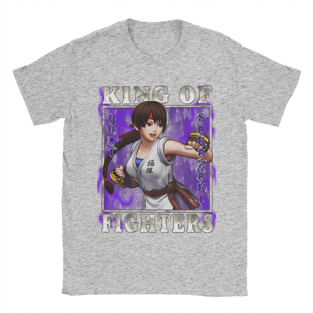 Летняя оверсайз футболка King of Fighters XV Wild Flying Swallow Yuri Sakazaki Футболки Футболка для унисекс с коротким рукавом