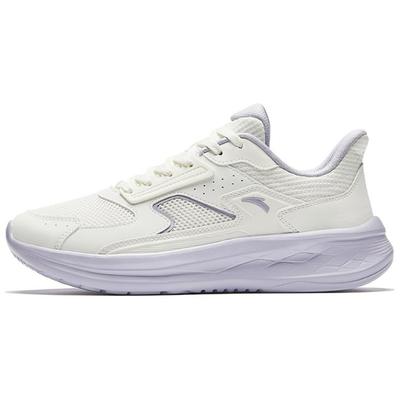 Легкие удобные амортизирующие нескользящие низкие кроссовки для бега женские кроссовки белые фиолетовые 922435512-7