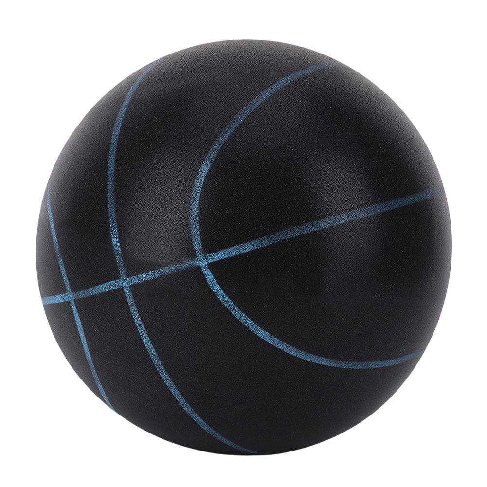 Indoor Silent Basketball Sports Bouncy Balls 18/21/24cm High Density Foam Material Kids Adults Ball Training With Portable Net