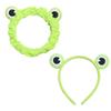 Wide-brimmed Elastic Funny Frog Makeup Headband Skincare Hair Band Washing Face Hairband