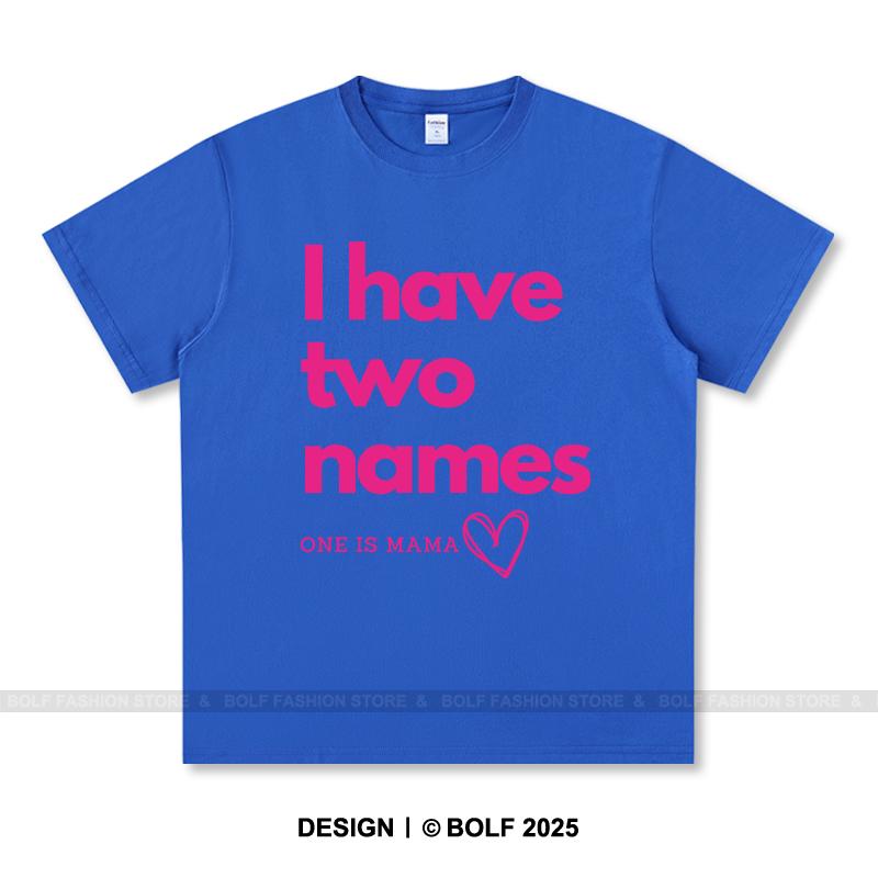 Women's I Have Two Names Printed T-Shirt 100% Cotton Oversized Mysterious Graphic Tees for Men Summer Tops Enigma Streetwear