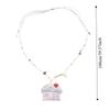 Flower Korean Beaded Necklace Jewelry Clavicle Necklace Y2K Ins Fashion Bohemian Choker  Women
