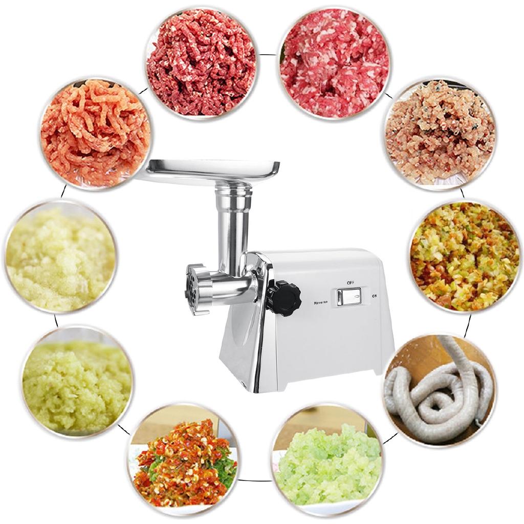 2800W Powerful Stainless Steel Electric Meat Grinders Home Sausage Stuffer Meat Mincer Heavy Duty Household Meat Mincer