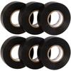 Ruban D'isolation Électrique En PVC Noir GTSE - 19 Mm X 20 M - Haute Qualité - 6 Rouleaux