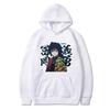Japan Anime Demon Slayer Tomioka Giyuu Graphic Print Hooded Hoodie Men Women Sweatshirts Harajuku