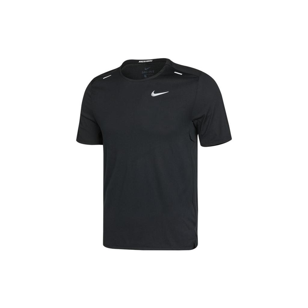 Nike Мужская черная футболка для бега Dri Fit CZ9185-013
