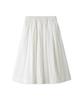 Emi Nylon Midi White Women's Skirt, 13WFS254075,