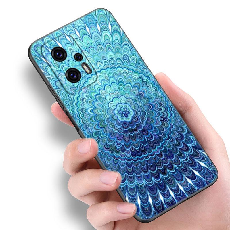Mandala Chakra Yoga Phone Case For Xiaomi POCO F2 F3 M2 M3 M4 X3 X4 Pro NFC F4 GT 5G F1 X2 C3 C31 C40 M5S Soft TPU Black Cover