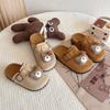 Детские шлепанцы Birkenstock в лесном стиле с изображением маленького медведя для девочек - Милые и универсальные для весны и осени, 2025