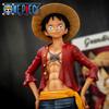 28см Аниме Фигурка One Piece Уверенный Улыбающийся Луффи Кукла с Меняющимися Лицами Три Формы Фигурка Действия Модель Игрушки Наборы