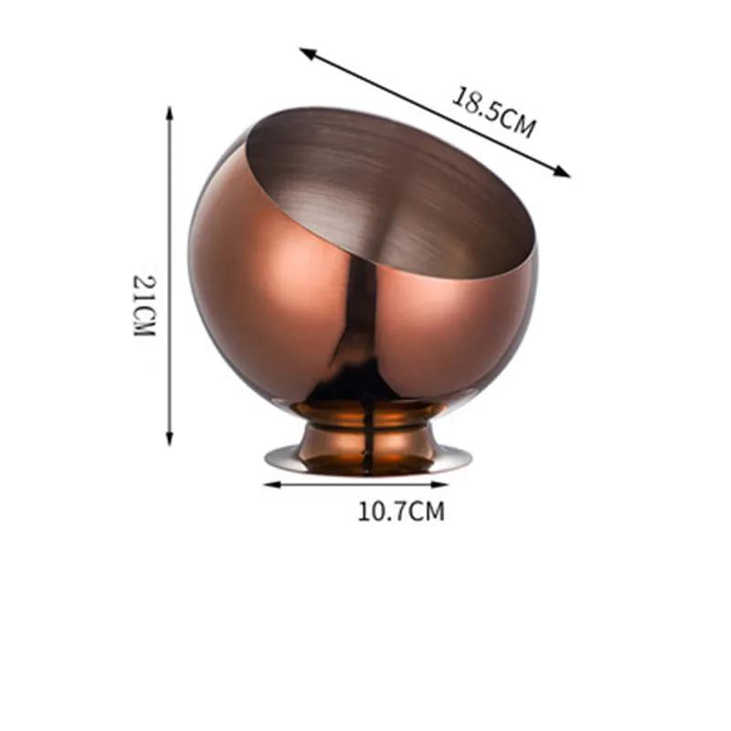 Золотая золотая нержавеющая стальная миска для хранения поднос для караоке-бара Миски Солонка Бутылка для хранения Банка для хранения Приправа Конфеты Соевый соус