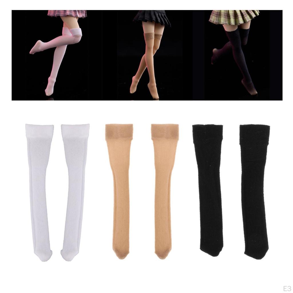 1/12 Аксессуары для чулок для экшн-фигурок, 6" Наряд Бесшовное украшение DIY Игрушка Эластичная кукла