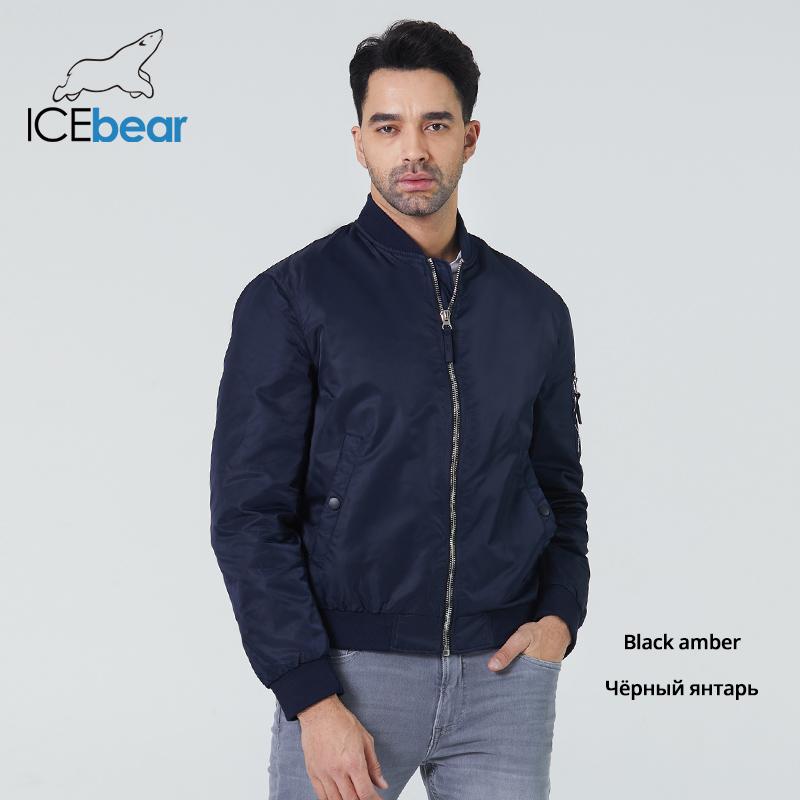 ICEbear Новинка 2023 года, осенне-весеннее мужское короткое модное летное пальто, мужская одежда, высококачественная ветрозащитная куртка MWC20706D