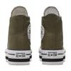 Converse Chuck Taylor All Star Platform Laye Comfortable Casual Leather Non-Slip Abrasion Resistant High Top Espadrilles Women's Green