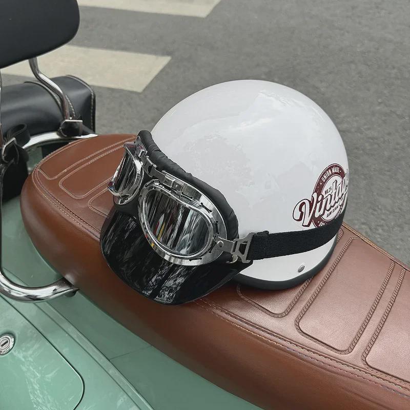 Universal 3C Electric Motorcycle Helmet - National Standard, Summer Sun Protection, Unisex Half Helmet.