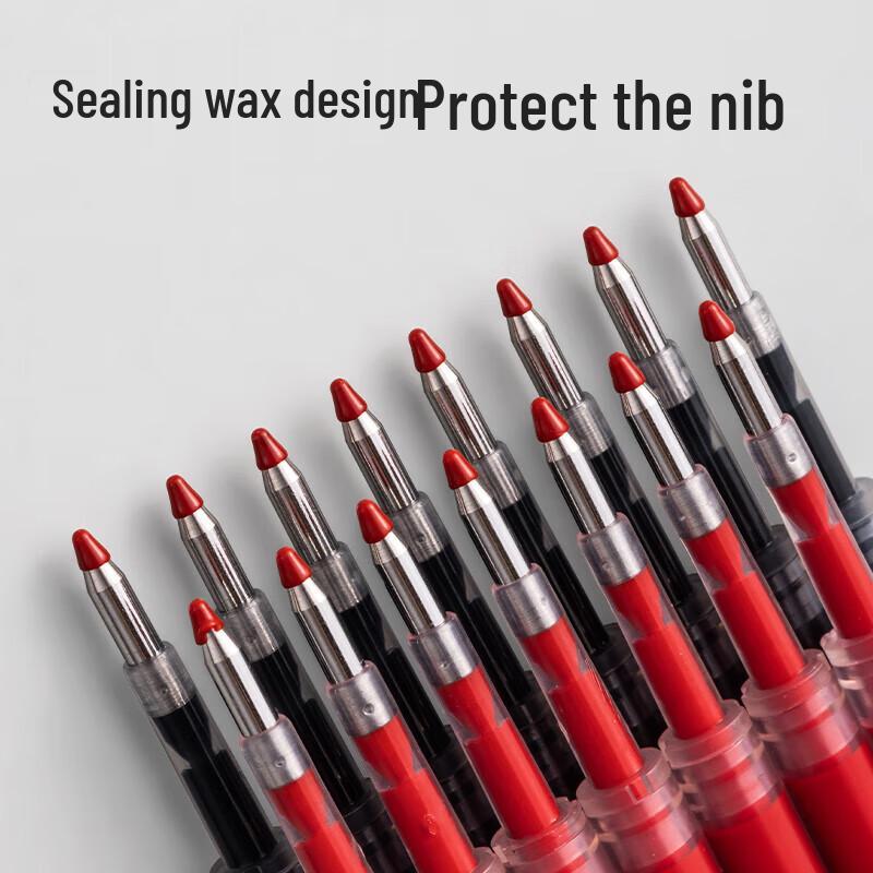 Deli 0.5mm Bullet Tip Press Gel Pen Refill