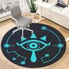 Legend of Zelda Office Round Area Rug, Indoor Mat Suitable For Office,Bedroom Living Room Home Decor, Room Deco a0908121