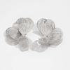 High end copper hollowed out ginkgo leaf earrings with versatile design and fashionable earrings