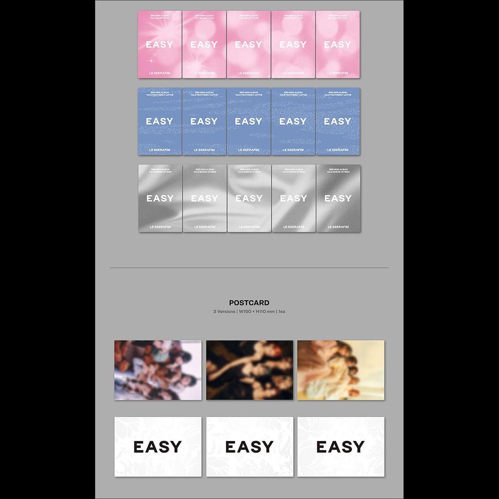 LE SSERAFIM [EASY] 3rd Mini Album