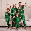 Parent-Christmas Printed Cute Loungewear Long Sleeve Jumpsuit