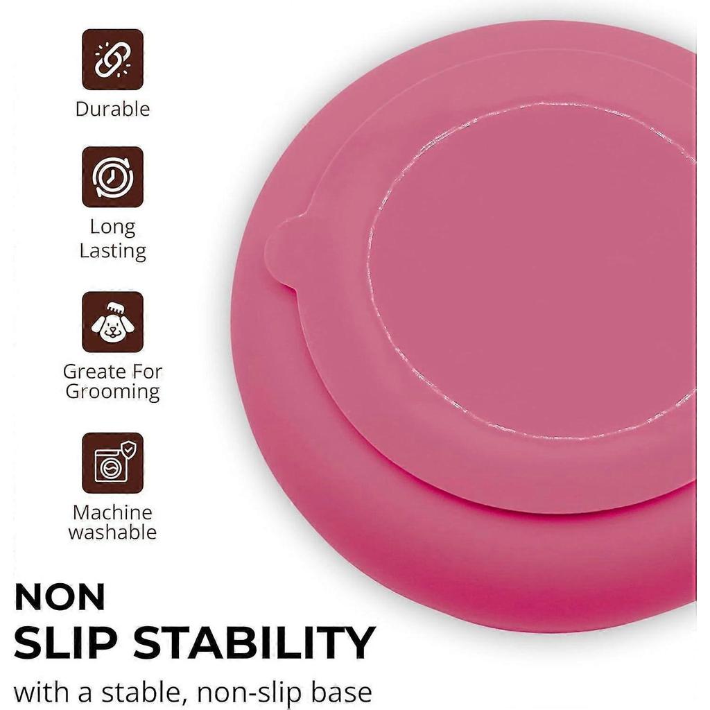 Slow Feeder Dog Bowls, Anti-Choking, Puzzle Silicone Dog Feeding Bowls with Non-Slip Base, Dishwasher Safe, BPA-Free Slow Eating Dog Bowl for Medium t