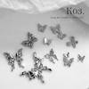 Nail Alloy Light Luxury Three-dimensional Butterfly Nail Accessories