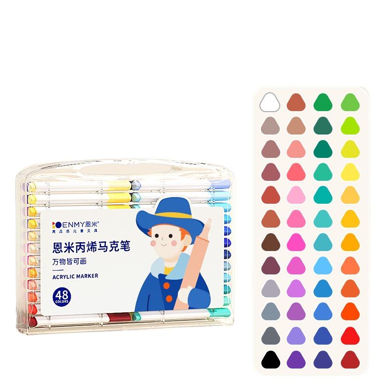 Гелевая ручка для рисования, ручная работа, граффити, ручка 24/48/60 цветов, художественный маркер, ручка для детей