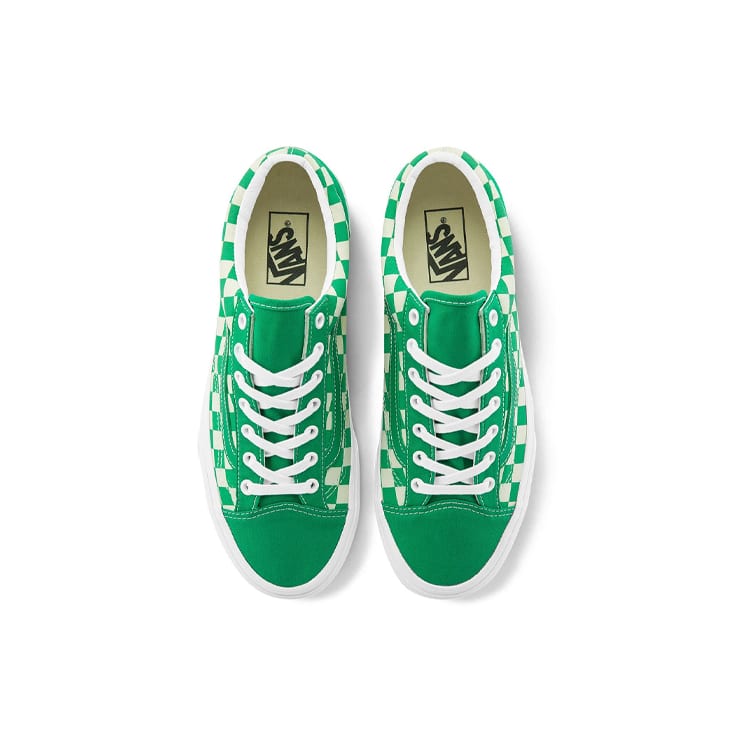 Стиль 36 Vans 'Jolly Green Checkerboard' VN0A54F65W5