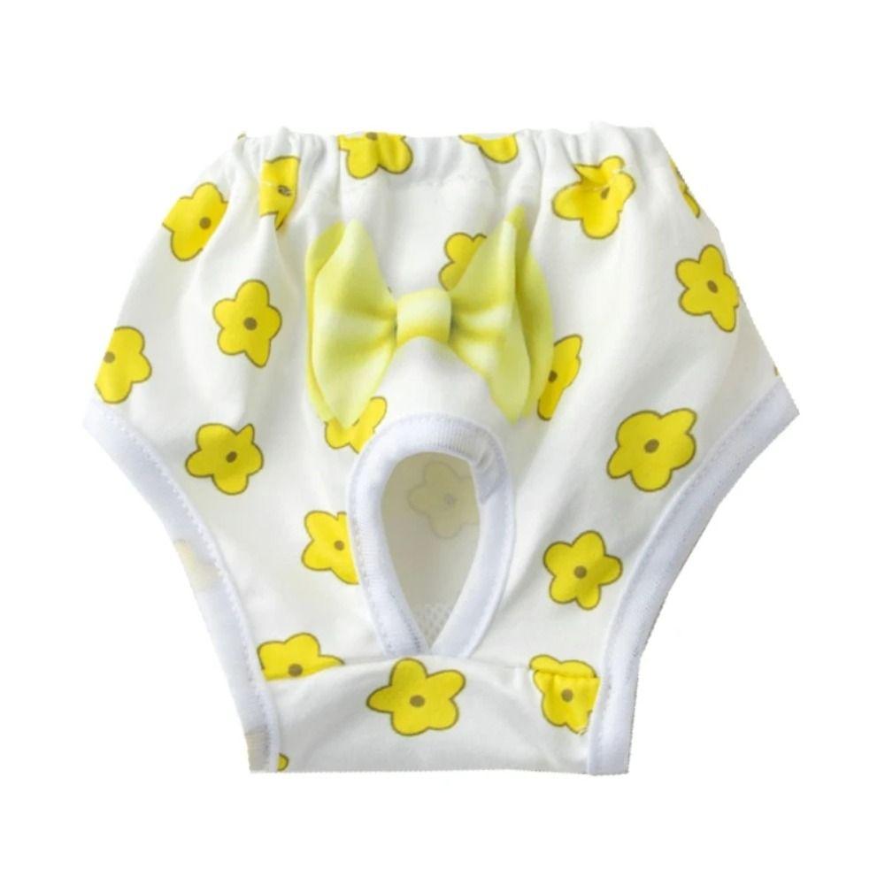 Cartoon Dog Physiological Pants Washable Pet Diaper New Dog Menstrual Pants